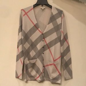 authentic Burberry cardigan